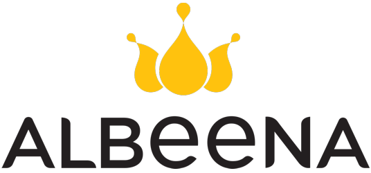albeena logo negru
